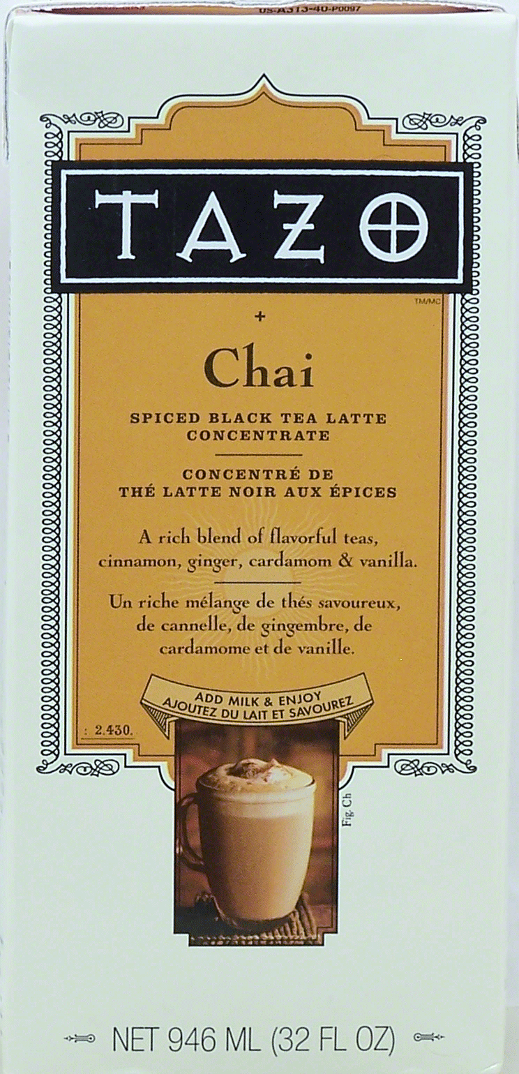 Tazo Tea Latte Chai Spiced Black Tea Concentrate Full-Size Picture